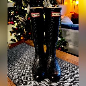 🐍Carnaby Boa Tall Snake Hunter Boots🐍